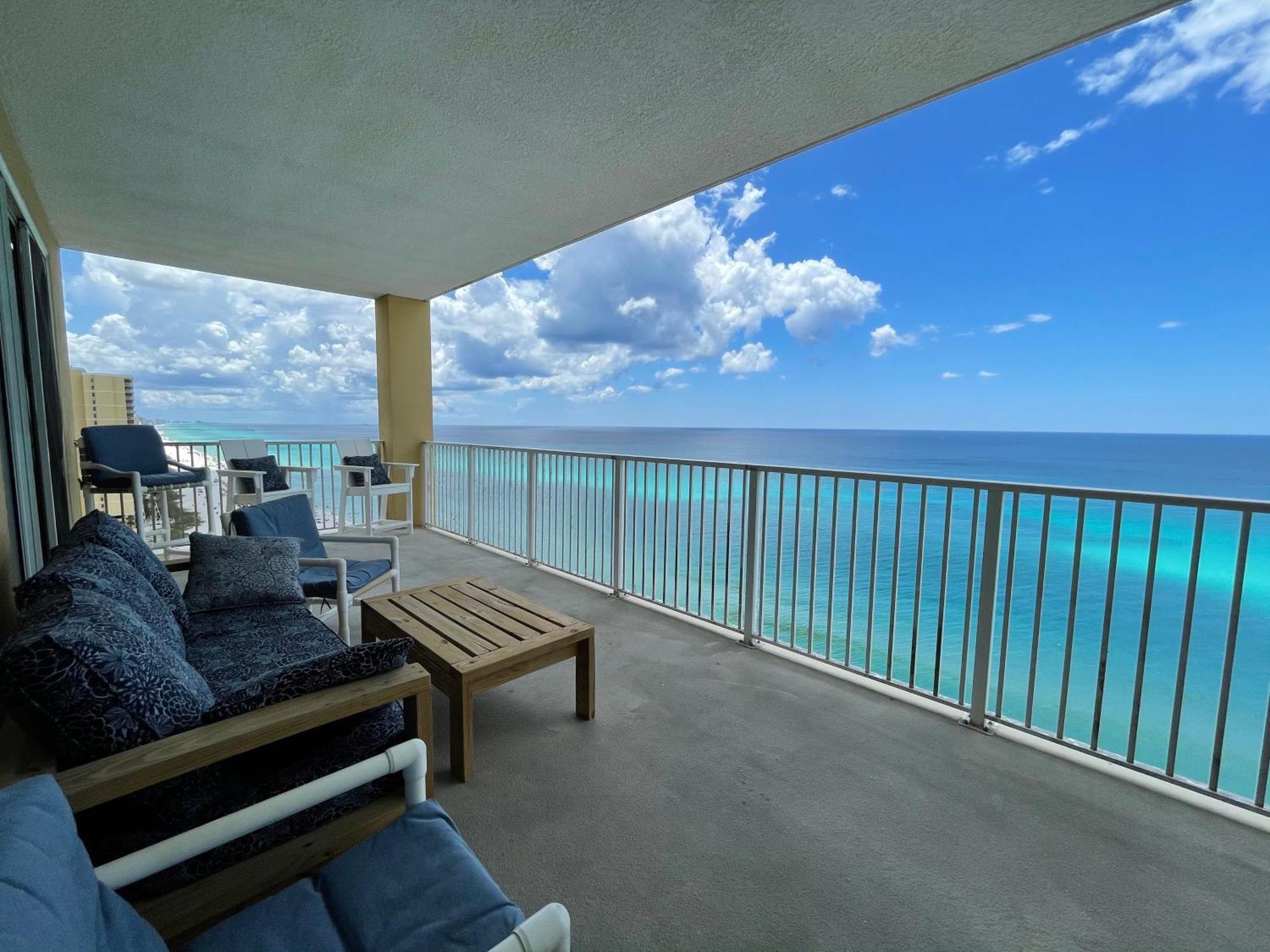 Tropic Winds 1701 Premium Corner Unit With 2 Parkings! Free Beach Chairs Service! Panama City Beach Eksteriør billede