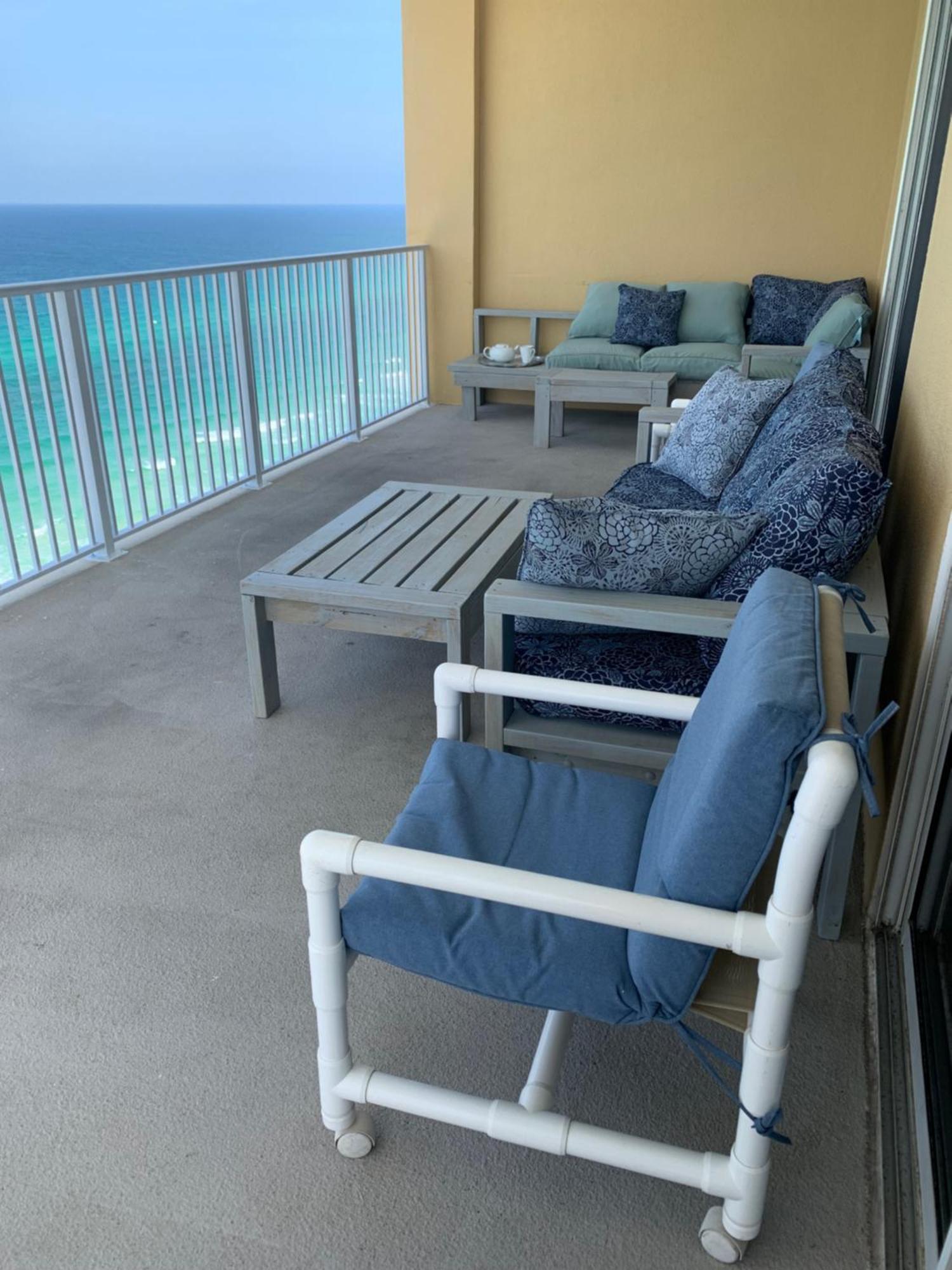 Tropic Winds 1701 Premium Corner Unit With 2 Parkings! Free Beach Chairs Service! Panama City Beach Eksteriør billede